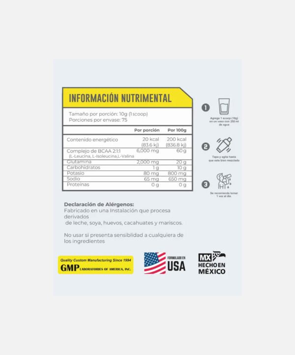 BCAA + Glutamina 43 Supplements