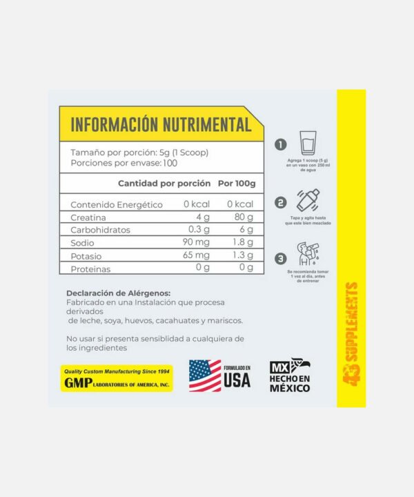 Creatina 43 Supplements Saborizada