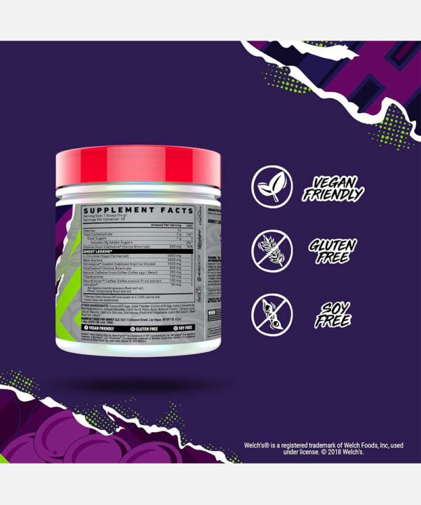 Ghost Pre Entreno Grape 420 g