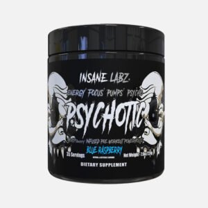 PRE-ENTRENO-PSYCHOTIC-NEGRO-BLUE-RASPBERRY-F Psychotic Negro Insane Labz
