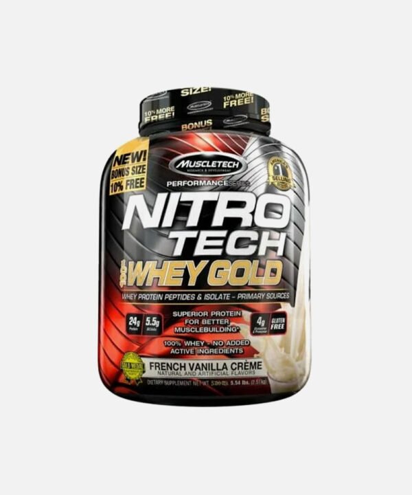 NitroTech 100% Whey Gold French Vanilla Creme