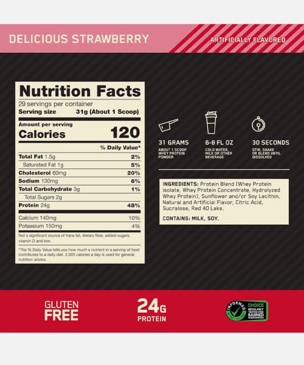 Gold Standard Whey Optimum Nutrition 900 g