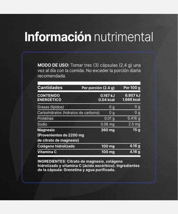 Citrate Mag BLIFE 120 Cápsulas