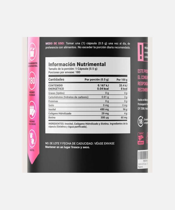 Myo Inositol BLIFE 180 Cápsulas