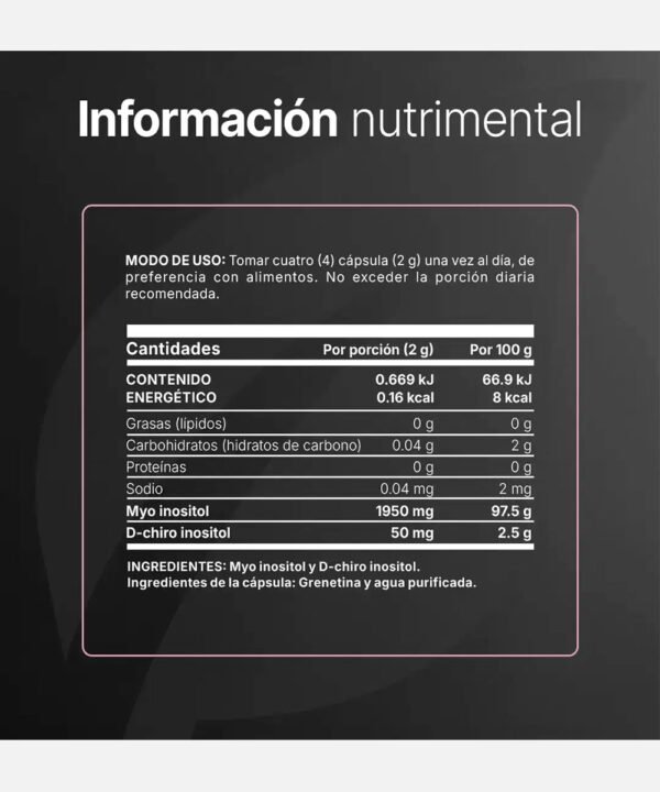 Myo Inositol Platinum BLIFE 240 Cápsulas